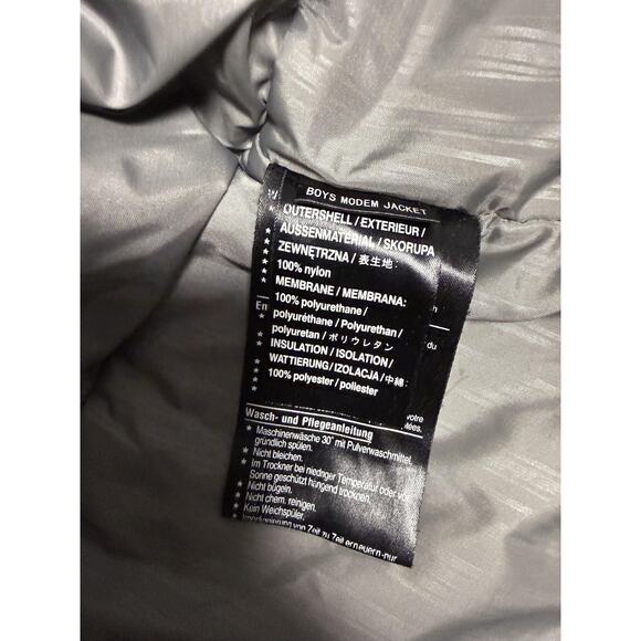 Burton Jacket Boys Large Green Gray Digital Camo Modem Hooded Snowboard Ski - Picture 11 of 16